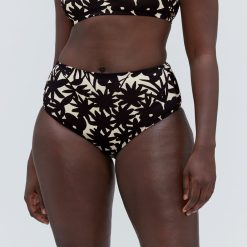Alternative view of The High-Rise Hipster Bottom | Black / Canvas Floral