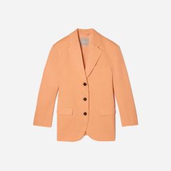 The '80s Blazer | Orange Chiffon