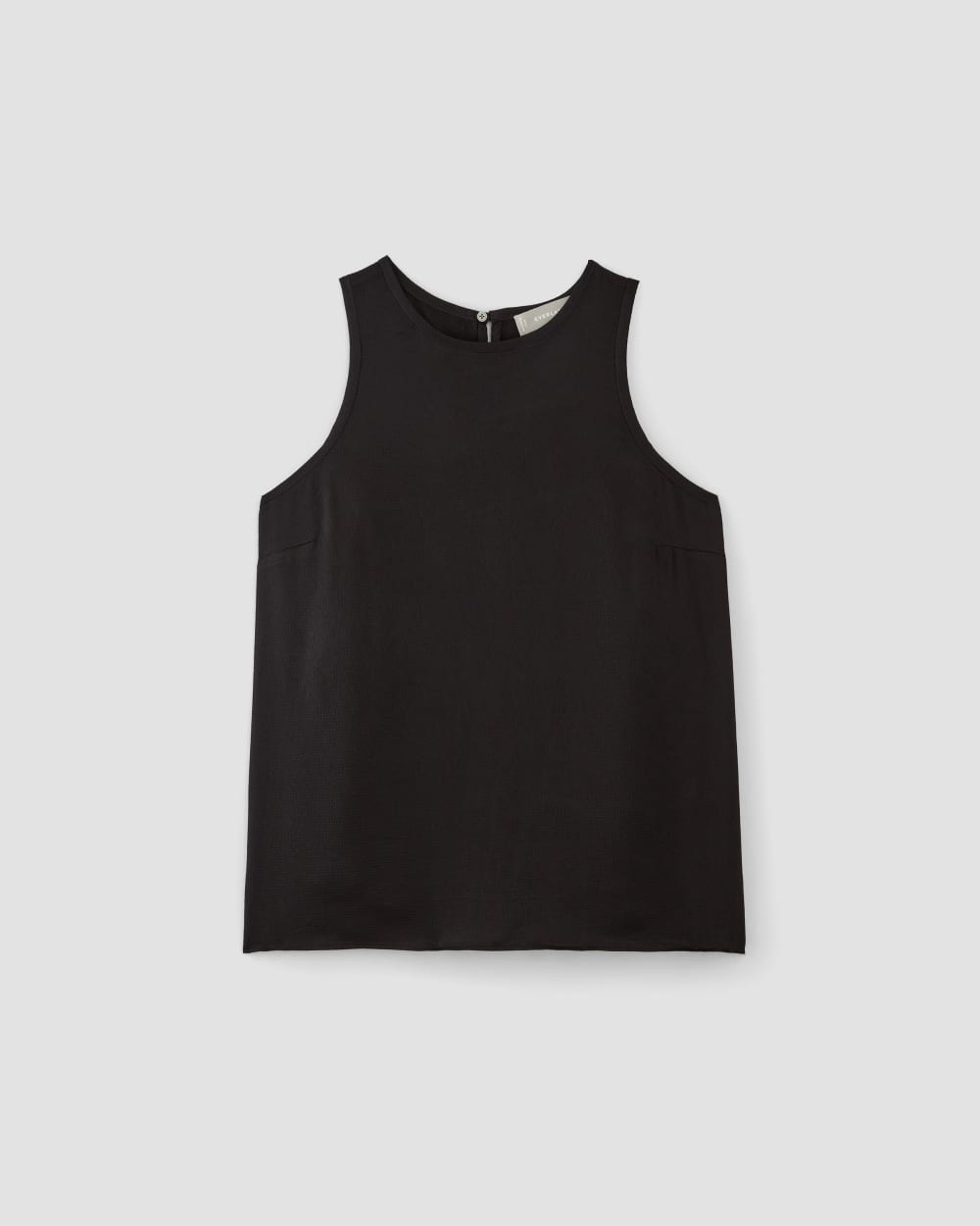 The Satin Racerback Top | Black - Image 2