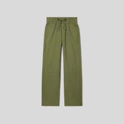 Alternative view of The Canvas Organic Cotton Pull-On Pant | Forest Green