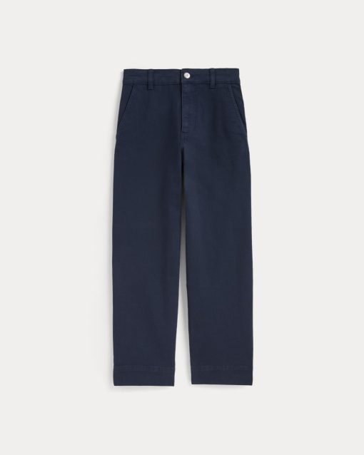 Alternative view of The Utility Straight-Leg Pant | Navy | 28.5 Inseam