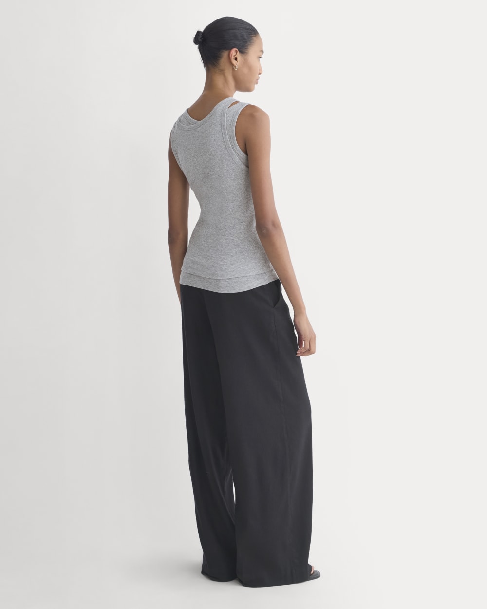 Tissue Layered Tank | Heathered Grey - Image 5
