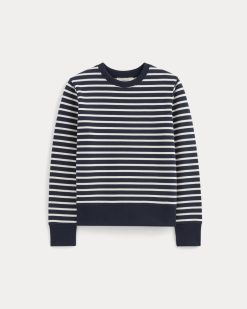 Alternative view of The Off-Duty Terry Crew | Navy / Bone