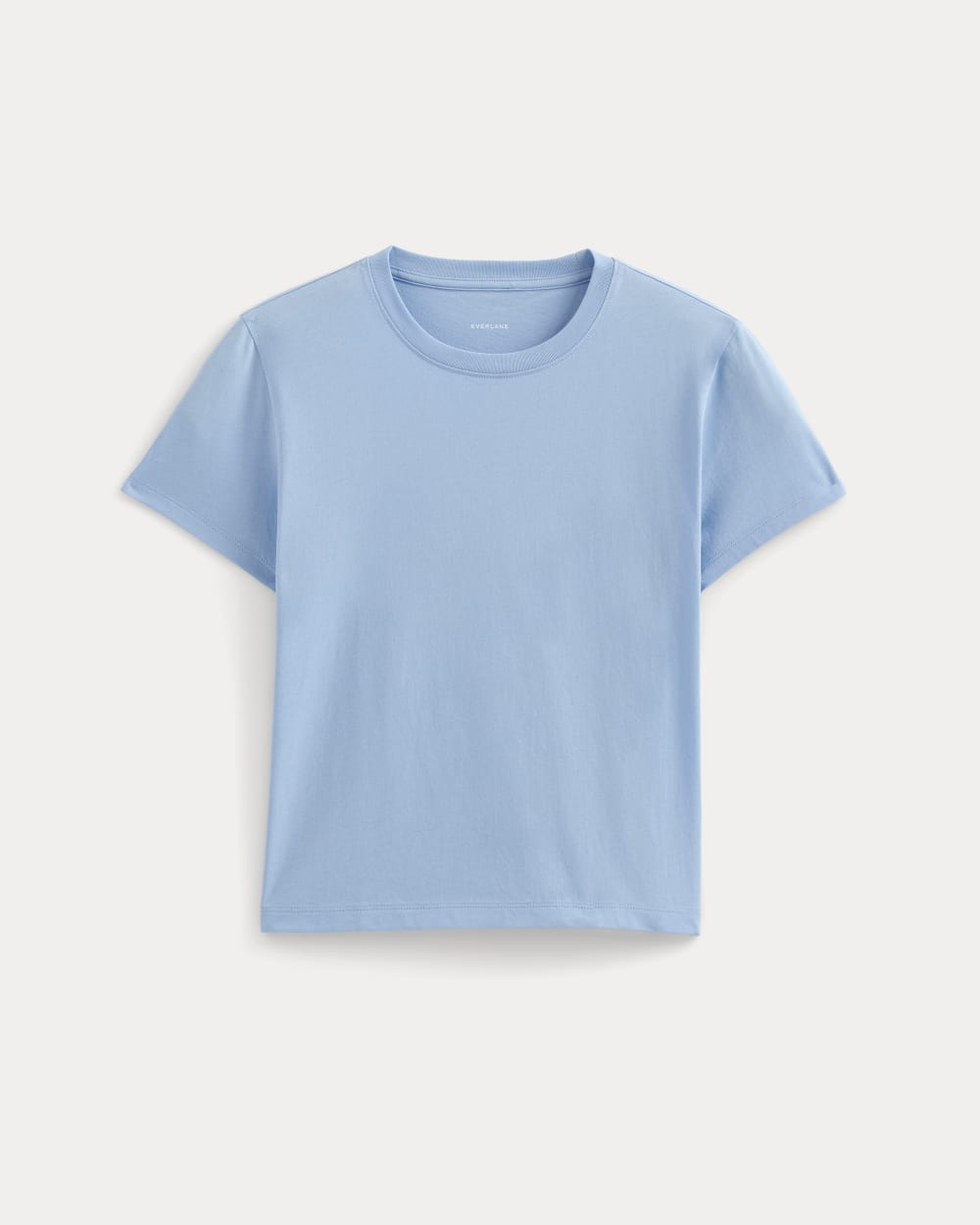 The Box-Cut Tee in Essential Cotton | Open Air Blue | No Pocket - Image 2