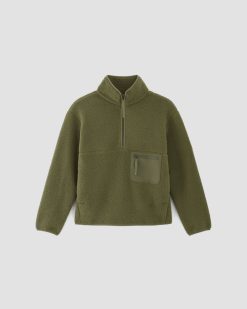 Alternative view of The ReNew Fleece Oversized Half-Zip | Kalamata
