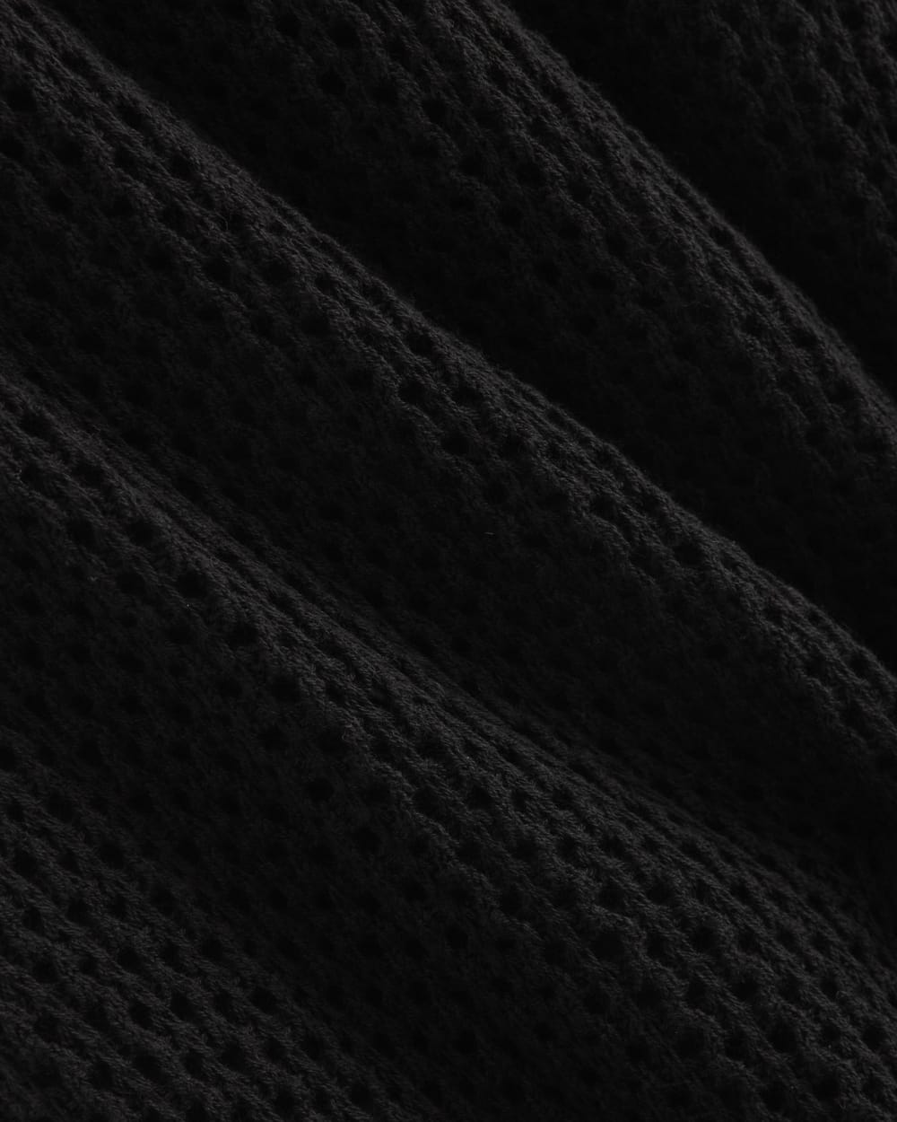 Lace Knit Maxi Sweater Dress | Black - Image 5
