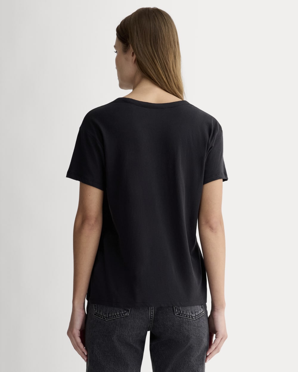 The Air Scoop-Neck Tee | Black - Image 4