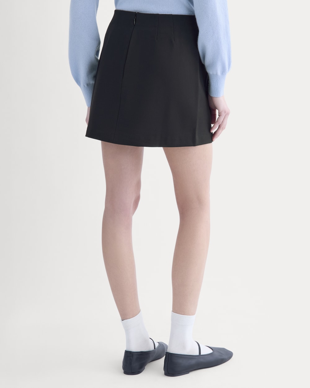 Ponte Mini Skirt | Black - Image 6