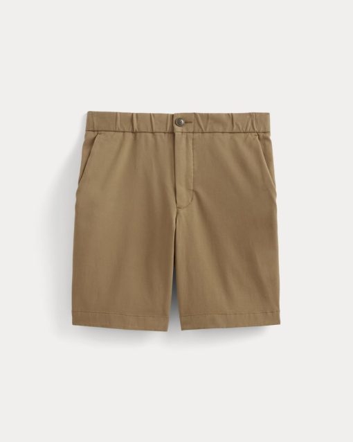 Alternative view of The Pull-On Performance Chino Short | Toasted Coconut