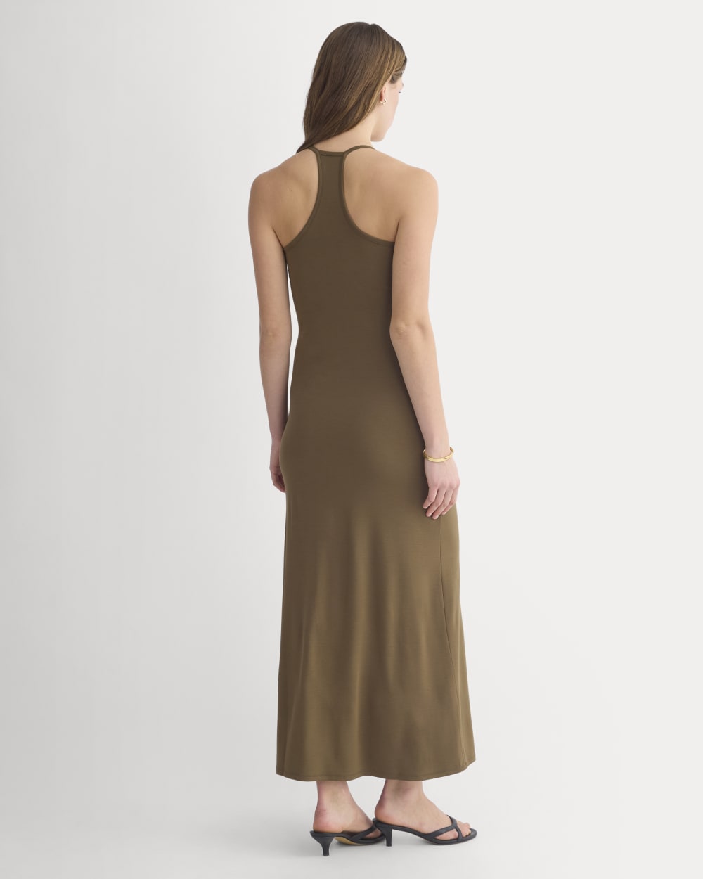 Racerback Maxi Knit Dress | Beech - Image 3