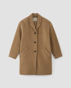 Alternative view of The Italian ReWool® Cocoon Coat | Camel