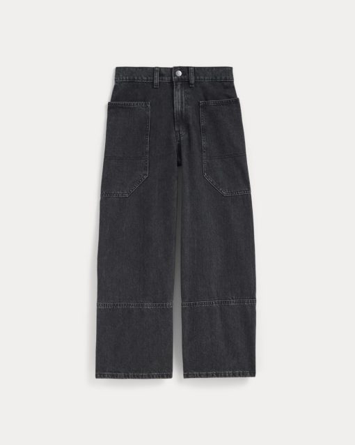 Alternative view of The Way-High® Gardener Cropped Jean | Washed Black