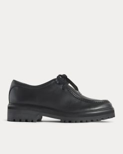 Leather Lug Chukka | Black