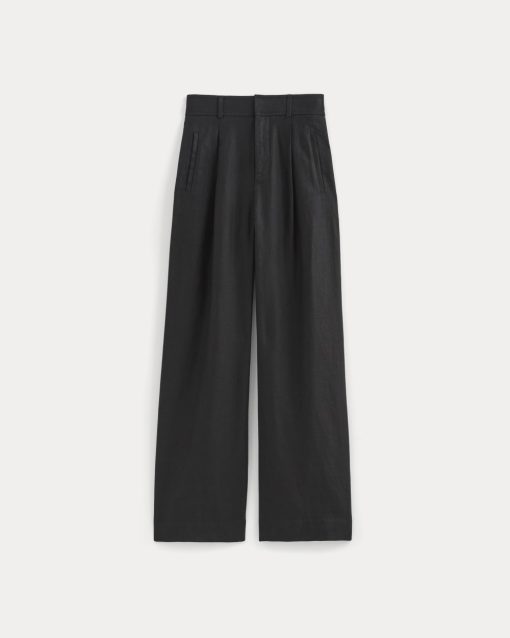 Alternative view of The Linen Way-High® Drape Pant  | Black