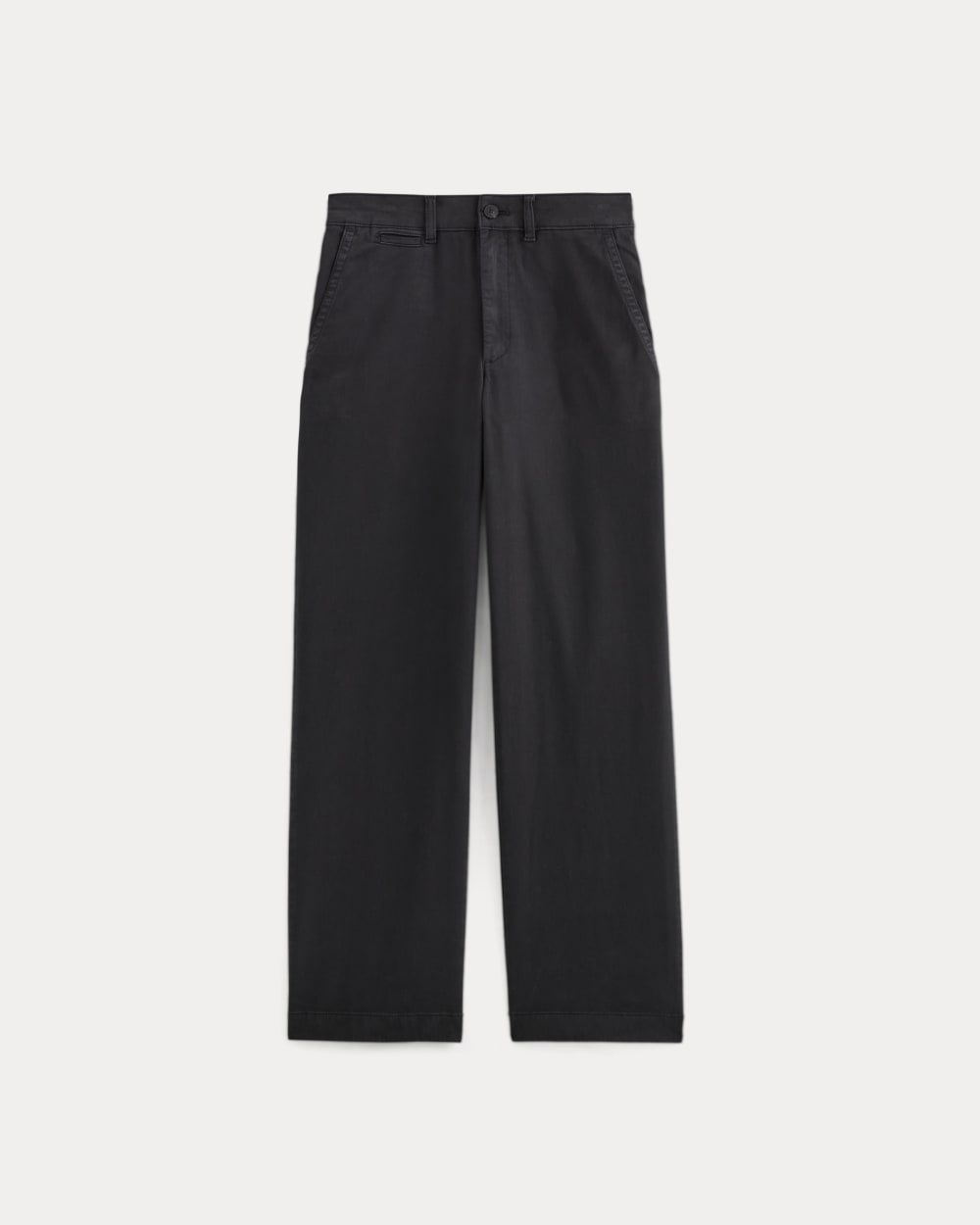 The Wide-Leg Chino | Black - Image 2