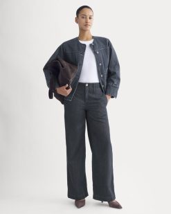 The Mid-Rise Trouser Jean | Tungsten Rinse