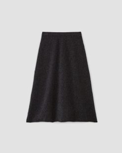 Alternative view of The Cozy-Stretch Skirt | Charcoal