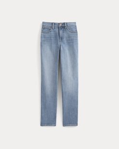 Alternative view of High-Rise Cigarette Jean | Medium Blue