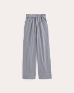 Alternative view of The Easy Pant | Dark Denim Pinstripe