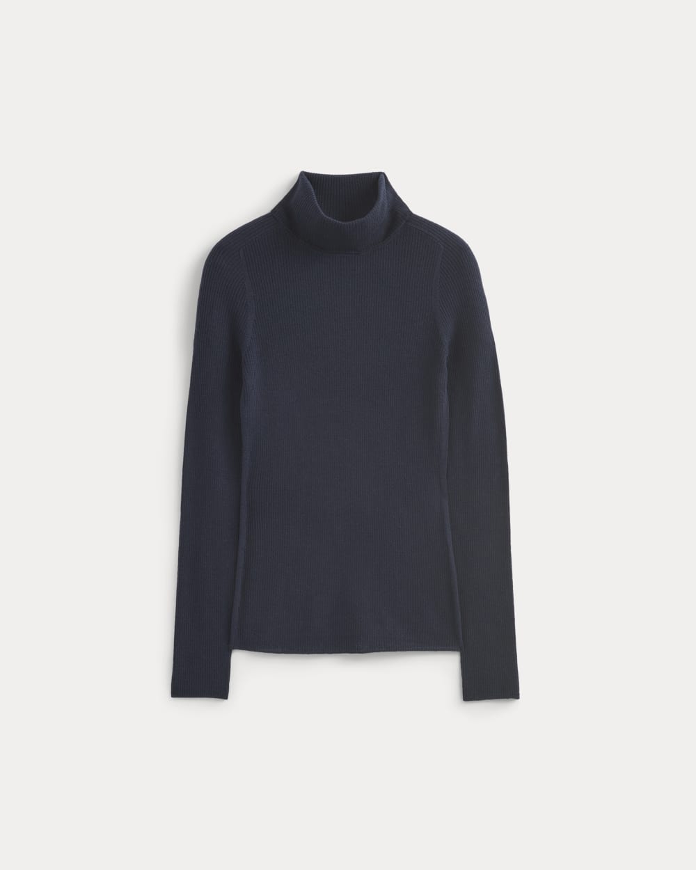 The Turtleneck in Ultrasoft Merino | Rich Navy - Image 2