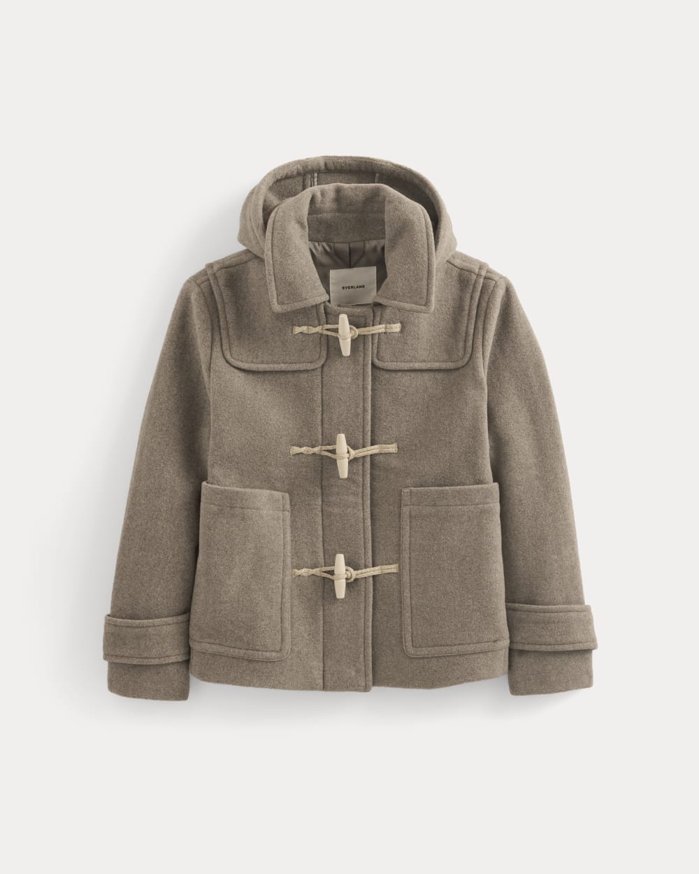 The ReWool Duffle Coat | Heather Taupe - Image 2
