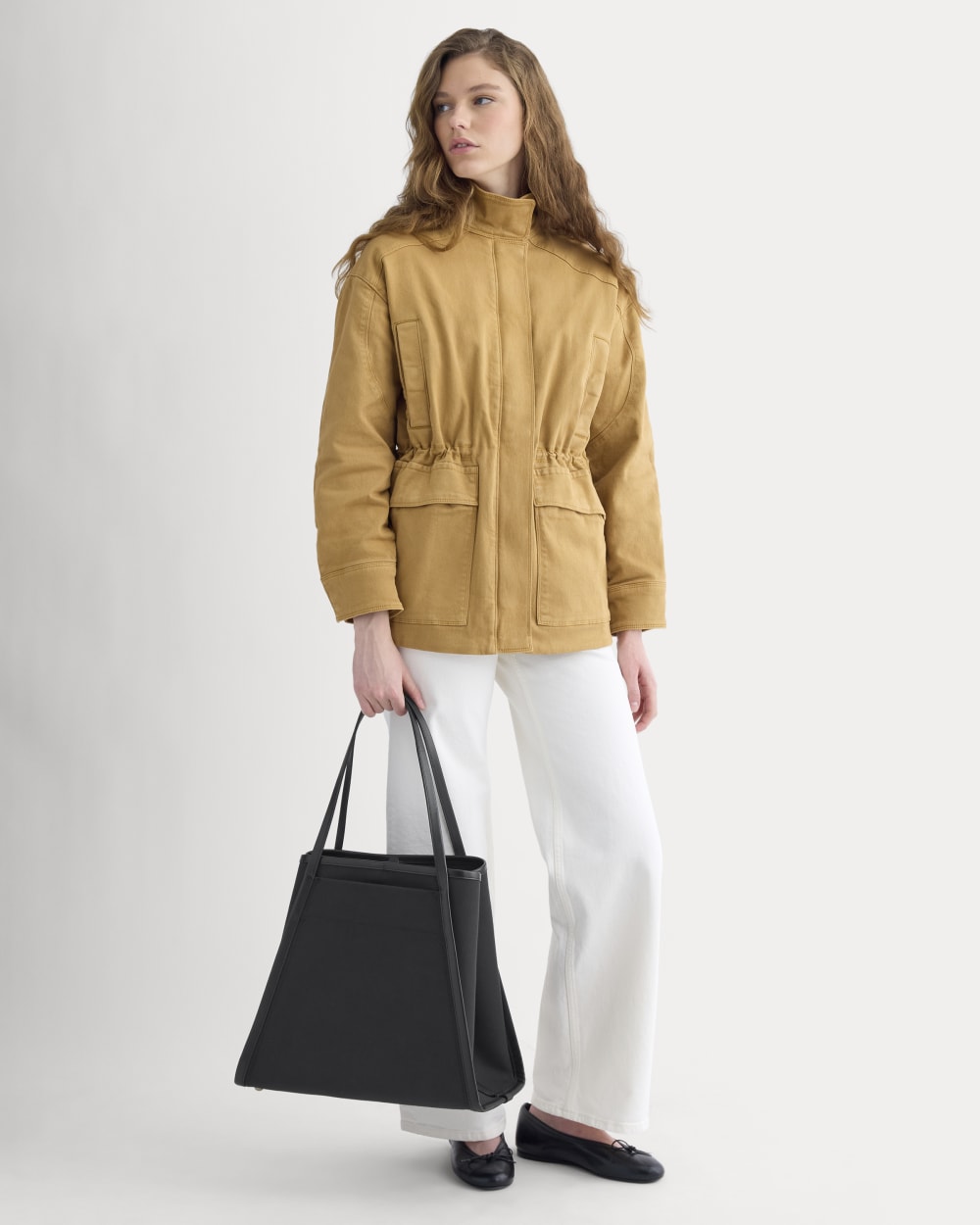 Canvas Lug Tote | Black - Image 3