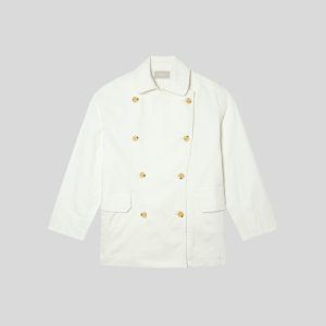 Alternative view of The Organic Cotton Herringbone Jacket | Bone