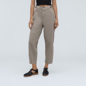 Alternative view of The Fatigue Barrel Pant | Clay