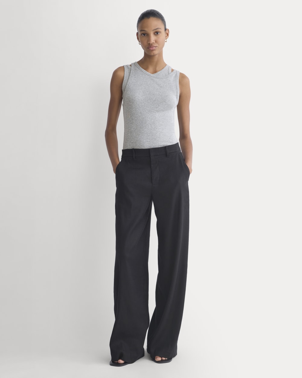 Tissue Layered Tank | Heathered Grey - Image 3