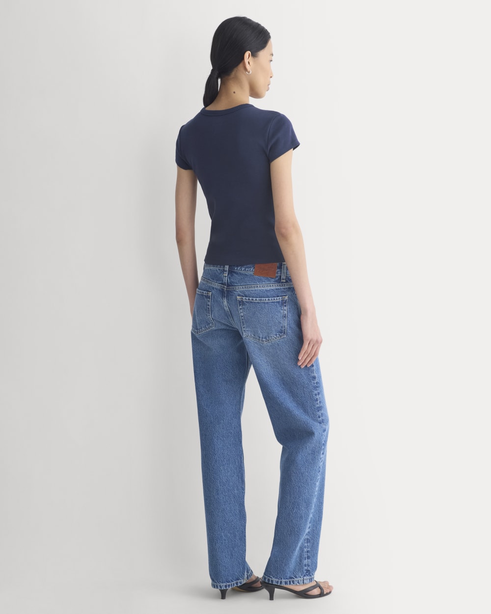 RetroSoft Cotton Crew | Navy - Image 5