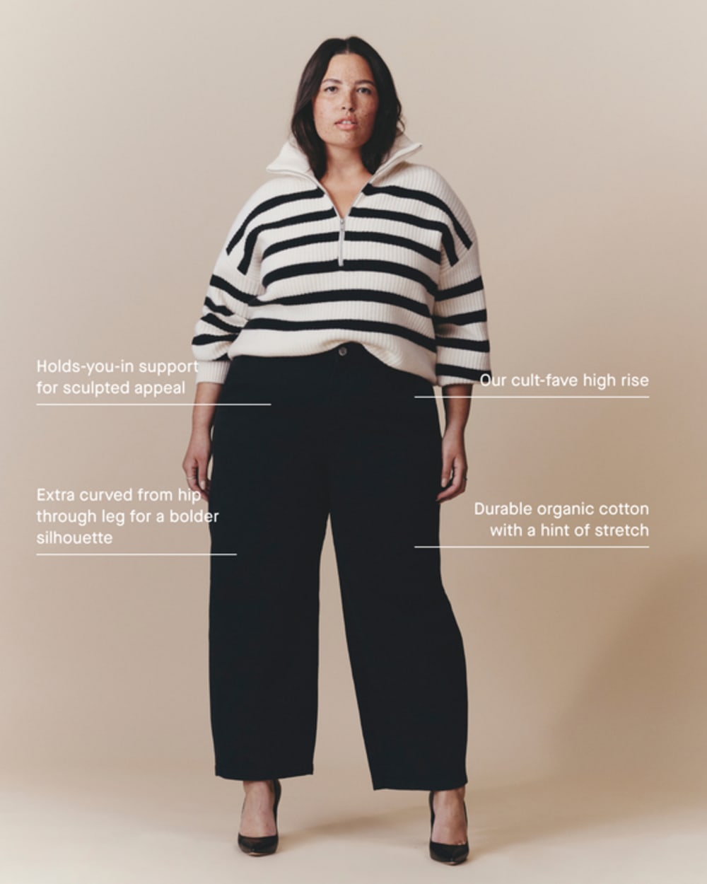 The Utility Curve Pant | Bone - Image 4