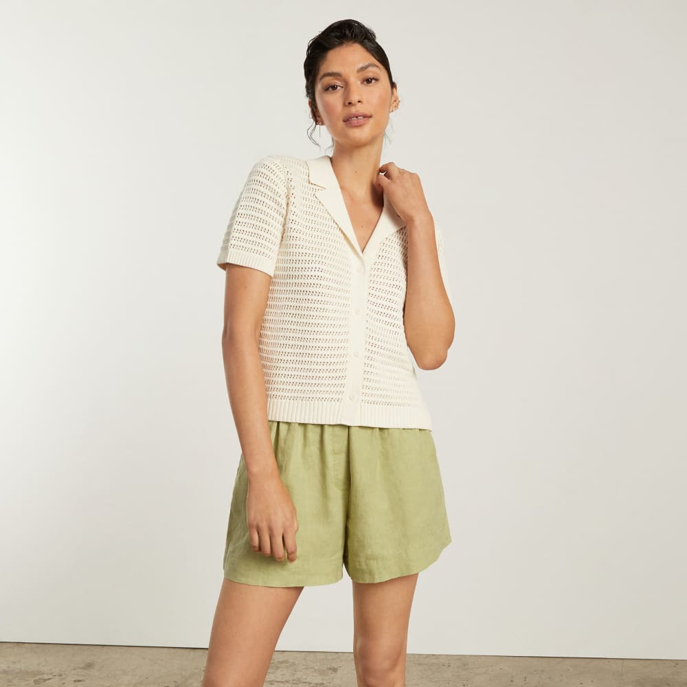 The Linen Boxer Short | Leek - Image 6