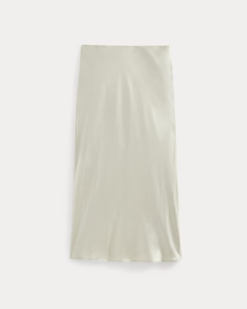 Alternative view of Slip Skirt in Silk Charmeuse | Peyote
