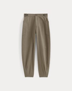 Alternative view of The Fatigue Barrel Pant | Taupe
