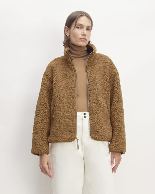 The ReNew Fleece Full Zip | Toasted Coconut