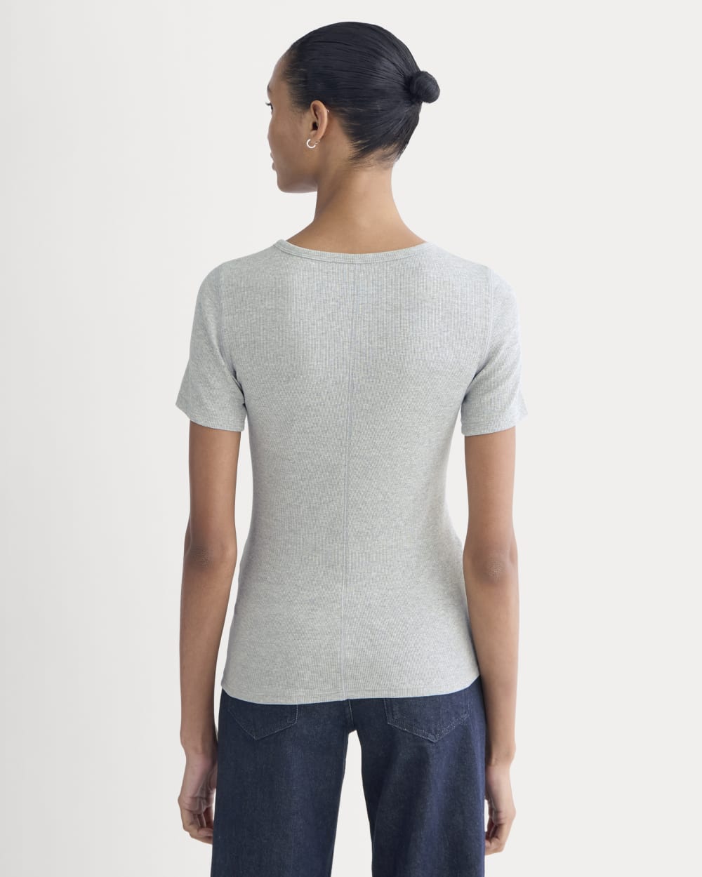The Luxe Rib Crew | Classic Heather Grey - Image 5