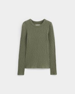 Alternative view of The Cozy Rib Long-Sleeve Tee | Kalamata