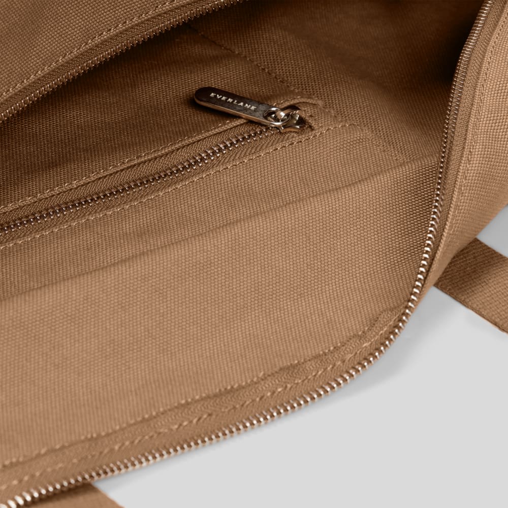The Organic Canvas Weekender | Cappuccino - Image 5