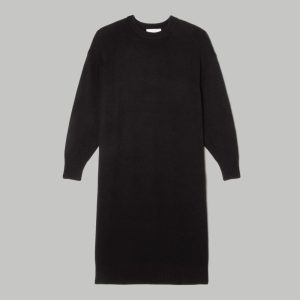 Alternative view of The Cashmere Midi Dress | Black