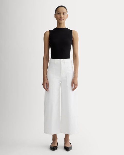 The Way-High® Gardener Cropped Jean | Ecru