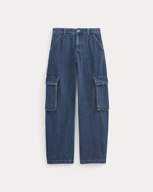 Alternative view of The Mid-Rise Cargo Jean | Tungsten Blue Stone