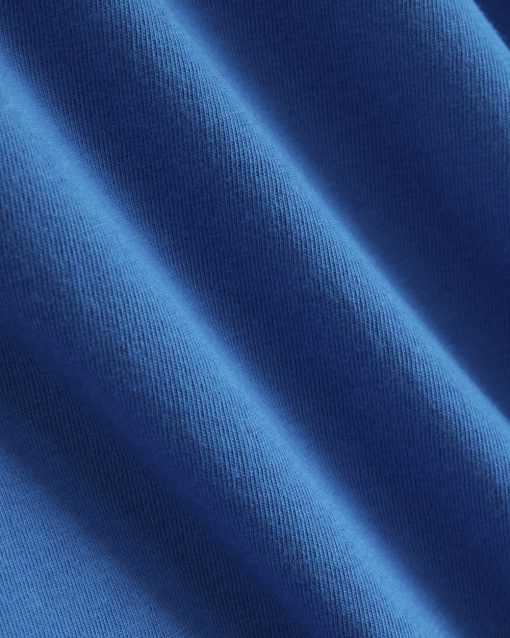 Alternative view of The Box-Cut Tee in Essential Cotton | Imperial Blue | Pocket