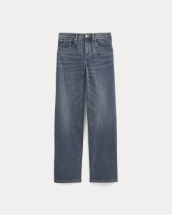 Alternative view of The Column Jean | Ocean | 31 Inseam