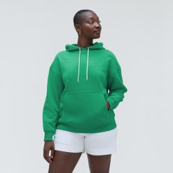 Alternative view of The Track Organic Cotton Popover | Bright Jade
