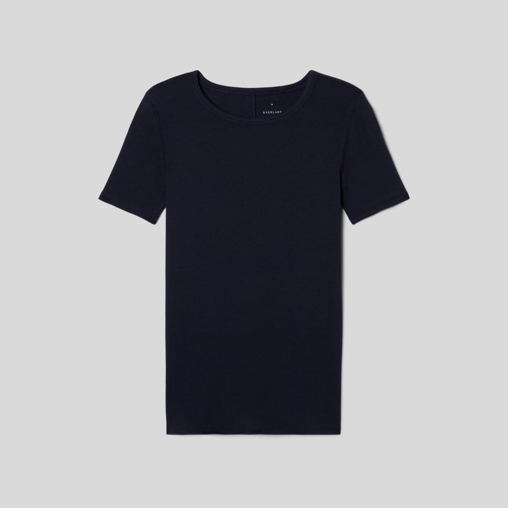 The Luxe Rib Crew | Navy - Image 2