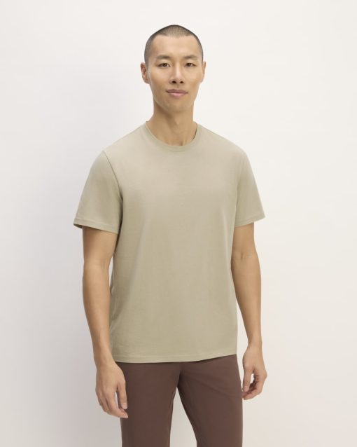 The Essential Organic Crew | Trench Coat Khaki