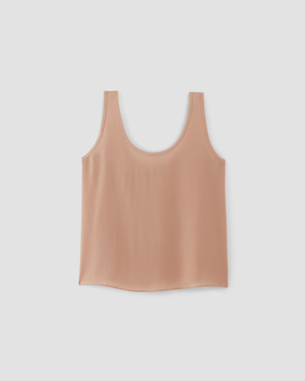 The Scoop Tank in Washable Silk | Blush Pink - Image 2