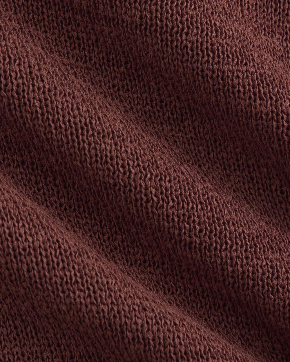 Wide-Neck Crew Sweater in Tape Yarn | Henna Red - Image 6