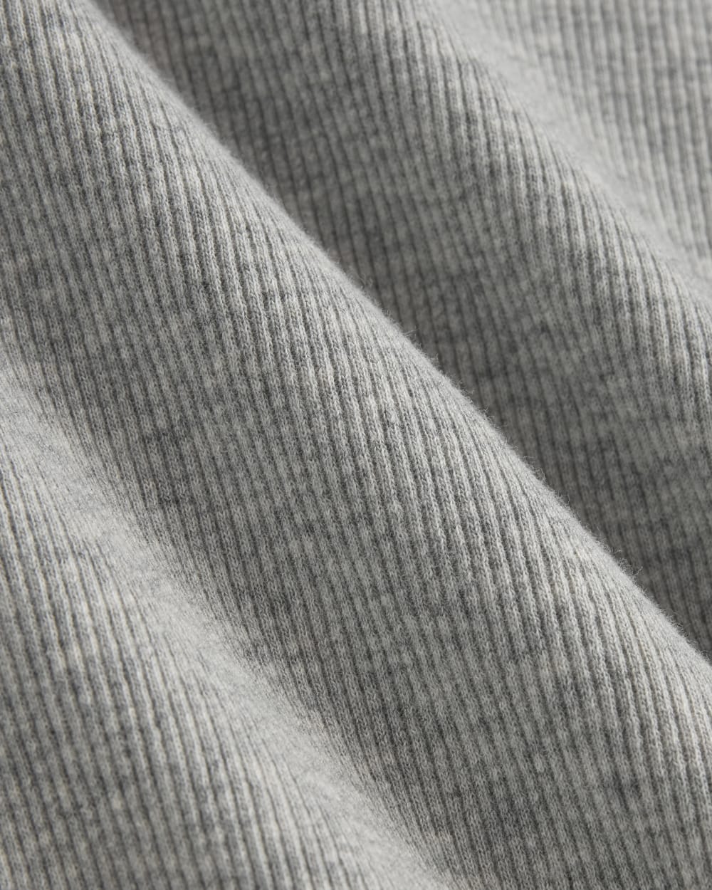 The Luxe Rib Long-Sleeve Crew | Washed Heathered Grey - Image 5