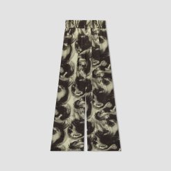 Alternative view of The Satin Pull-On Pant | Pale Yellow / Black